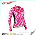 Unique woman long sleeve cycling clothing